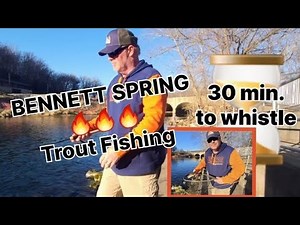 🔥🔥Bennett Spring Catch & Release Winter Trout Fishing, You Can Do This Too!