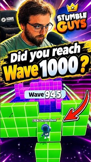 Did you reach Wave 1000 ? #blockdashendless #stumbleguys