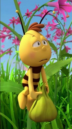 Maja sammelt Pollen! 🍯🐝 #BieneMaja #Maja #Geburt #Geburtstag