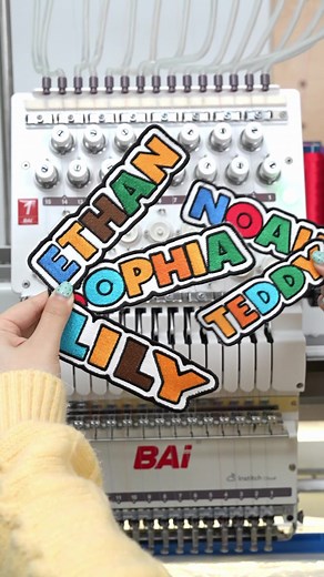 Creating Patches with an Embroidery Machine