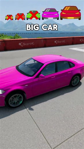 Giant Jelly vs Big & Small Cars - BeamNG.Drive