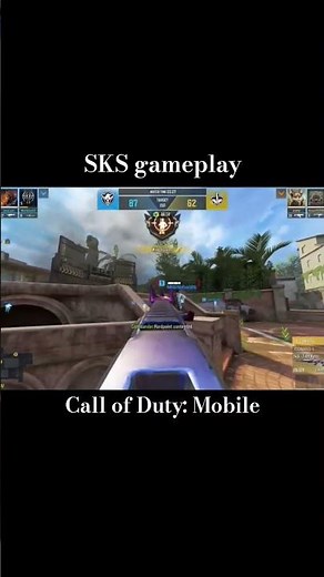 SKS gameplay#codm #callofdutymobile #gameplay #shorts #explore #fyp #streamer #feed #cod #callofduty