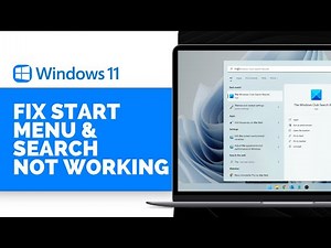 How To Fix Start Menu & Search Not Working In Windows 11