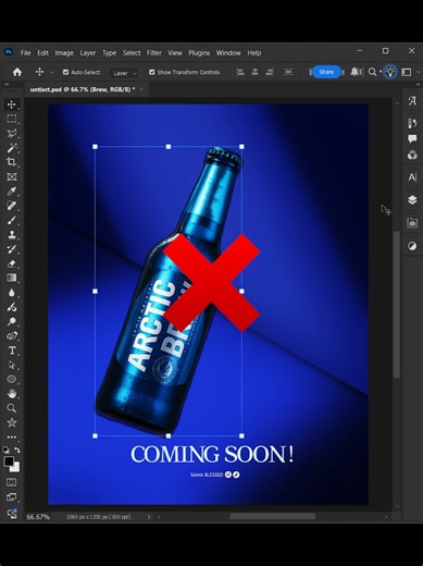 How to effectively Use Perspective Warp to create realistic shadows #graphicdesigntips #graphicdesign #graphicdesign #foryoupage #viral
