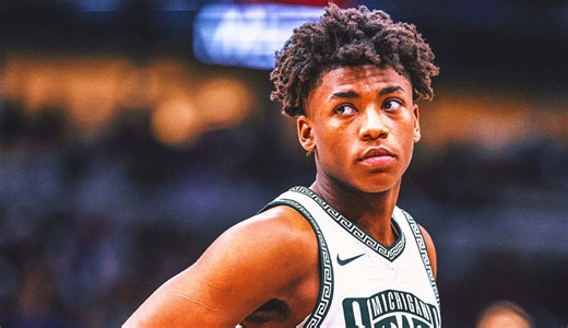 Jeremy Fears' 26 Points Help No. 10 Michigan State Beat No. 5 Illinois in OT