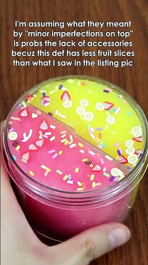 Reviewing used slime from amazon