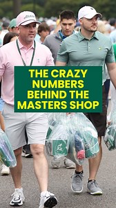 The Masters shop generates a crazy amount of money during tournament week! #themasters #golf | Golf Monthly