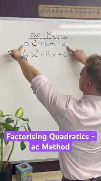 Factorising Quadratics- ac Method (Higher only) #maths #gcse #factorisation #quadratic #ac
