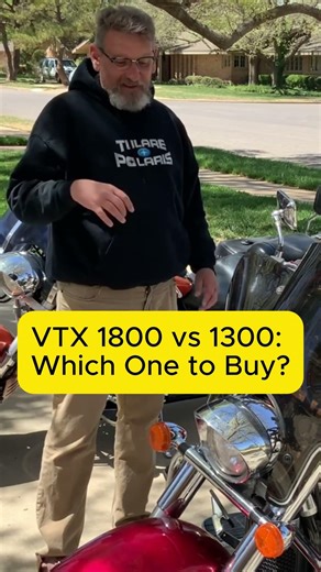 Honda VTX 1800 vs 1300: Which One is Better? #Shorts #VTX #Cruiser