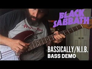 Black Sabbath Bassically / N.I.B. Geezer Bass Solo with Ibanez Weeping Demon Wah
