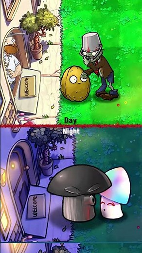 Day or Night? #pvz #plantsvszombies