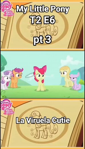 Apple Bloom Cutie Mark: My Little Pony Viruela Cutie