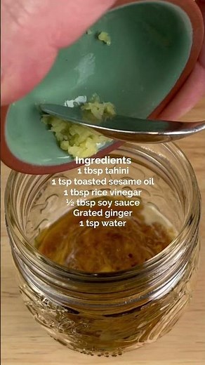 The TASTIEST Sesame Ginger Dressing #dressing #salad #recipe