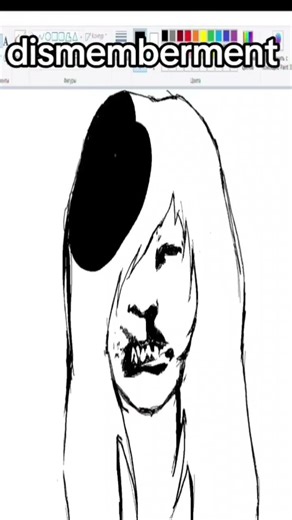 I draw in the paint with a computer mouse 🦴