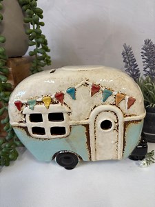 Ceramic Caravan Money Box - Etsy