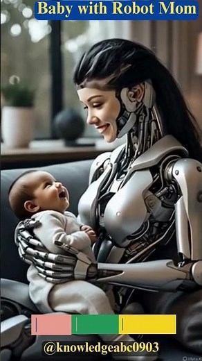 When a Baby Meets a Robot Mom – Unbelievable Bond!