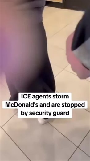 Security guard stops ICE from entering employee area at McDonald’s in Minneapolis | Ashley Salazar