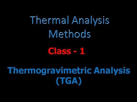 TGA: Thermogravimetric analysis, theory, instrumentation, applications, and examples
