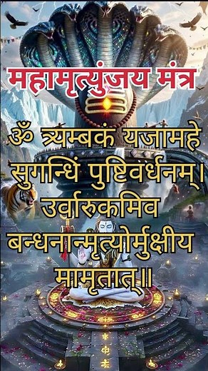 🔱 Maha Mrityunjaya Mantra | Om Tryambakam Yajamahe | Powerful Shiva Mantra for Healing & Protection