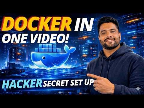 Learn Docker in One Video — Free Cheatsheet + PDF Inside