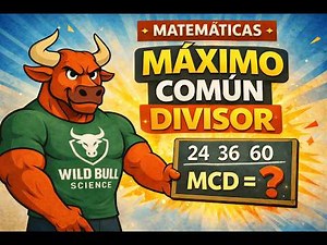 Greatest common divisor (GCD) explained step by step | Mathematics 7 entrance Chapingo