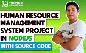 Human Resource Management System Project in NodeJS Source Code