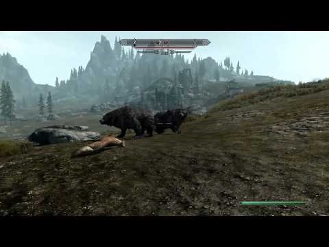 Skyrim Singing Autotune Bear Mod - Fun!
