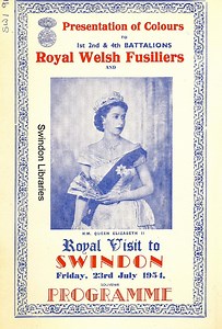 1954: Royal Visit - Royal Welsh Fusiliers (programme)