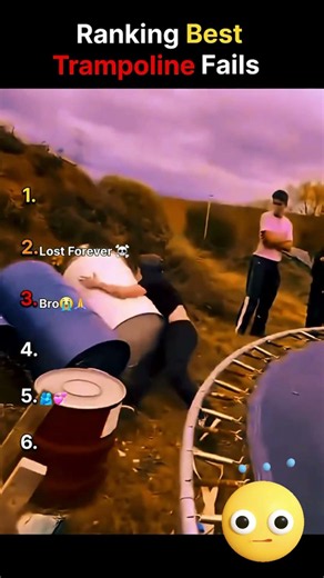 Ranking best trampoline fails😂💀| #funnyshort #short_feed #memes