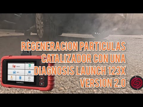 Forced Regeneration With A Diagnosis Launch 123X Version 2.0#launch123x#regeneracioncatalidor