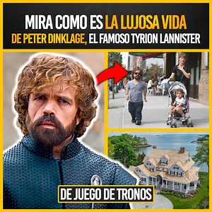 1M views · 10K reactions | Mira como es la lujosa vida de Peter Dinklage, el famoso Tyrion Lannister, de juego de Tronos | Millonarios Reales | Facebook