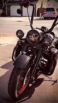 Harley Davidson Road King gets Carlini ape bars again!!