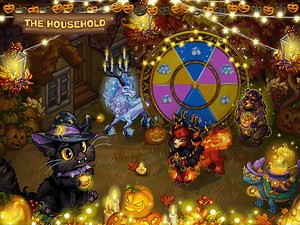 🎃 FORTUNE WHEEL. Promo 🎃 Don't miss the Halloween wheel! Your first spin for 1 diamond is guaranteed to give you 10 diamonds in return 😉 All the spooky novelties: 🐢 Potion master tortoise generates 6 energy units, 755 experience points with each feeding (17 hours), as well as: - Each time - a random element from the Tortoise collection (exchanged for 500 experience points) - Occasionally - a water spell (lets you fish in any lake 14 hours sooner) 🐏 Blazing tur generates 8 energy units, 1000