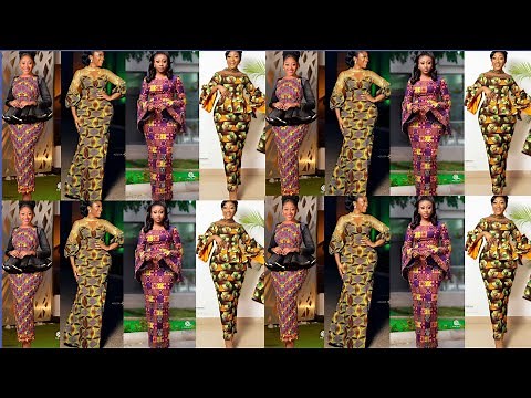 MISHONO MIPYA YA MAGAUNI YA VITENGE 2022-2023 || TOP ANKARA LONG DRESSES STYLES- PART 2