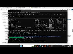 Actualizar, Instalar y remover programas con Winget en Windows 11