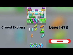 Crowd Express Level 478 Walkthrough 🚦 | Step-by-Step Solution | Go Answer