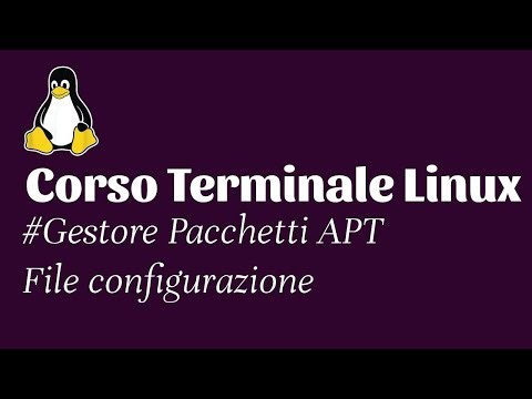 Corso Terminale Linux - #14. Repository - File di configurazione Source.list