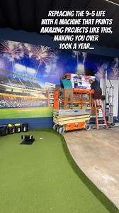 Imagine owning a wall printer that changes everything. With cutting-edge technology, it brings nearly any print request to life, even on uneven surfaces and large murals like this one. It's more than just a machine—it's your key to financial freedom and the work-life balance you've always wanted. Wondering how we achieve such huge wall prints? Image stitching, of course! To learn more about our wall printer and how you can create incredible projects like these, visit our website, fill out the co