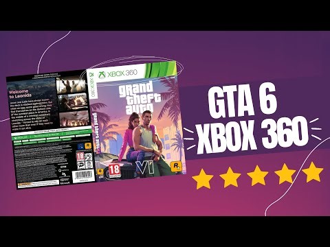 UMA CAPA VAZADA DO GTA 6 PARA O XBOX 360 ???????