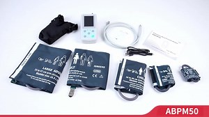 CONTEC CE ABPM50 NIBP Holter Rechargeable Digital Blood Pressure Monitor Ambulatory 24 Hours PC Software