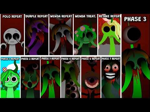 Sprunki But Phase 1, 2, 4, 5, 6, 7, Polo, Durple, Wenda, Wenda Treatment, And Retake REPEAT live