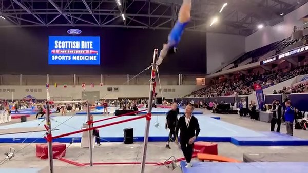 A beautiful bar routine from one of our Japanese competitors at the 2024 WOGA Classic Liukin Invitational! 🤸‍♂️👏 #woga #wogagymnastics #2024wogaclassic #thestarinfrisco #japan #speithamerica #ozoneleos #scottishrite #womensgymnastics #gymnastics | WOGA Gymnastics