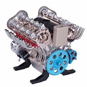 ENGINEKIT Teching 1:3 Metal V8 Car Engine Model Kit Mechanical DIY Assembly Recearch Educational Toy Adults Kids - Walmart.com