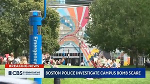 NORTHEASTERN BOMB SCARE: Classes resumed today on the campus of Northeastern University after a bomb scare Tuesday. Tonight, officials are looking into the incident as a possible hoax. | CBS Evening News