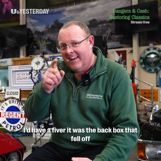 We had loads of great classic car stories in and made sure to save some good ones for Paul. 😆💻 Watch new episodes of #BangersAndCash spin-off series Restoring Classics Thursdays at 8pm on U&Yesterday and stream free on U. | U&Yesterday