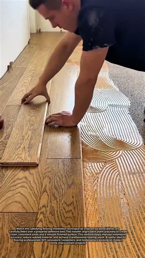 Perfect Flooring Trick For Faster Installation #Flooring #DIY #HomeImprovement