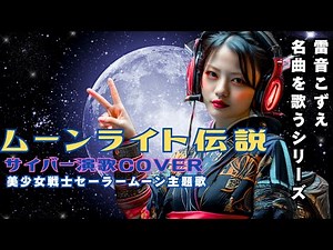 「ムーンライト伝説」（美少女戦士セーラームーン主題歌）をAI演歌歌手が歌ってみた #サイバー演歌
