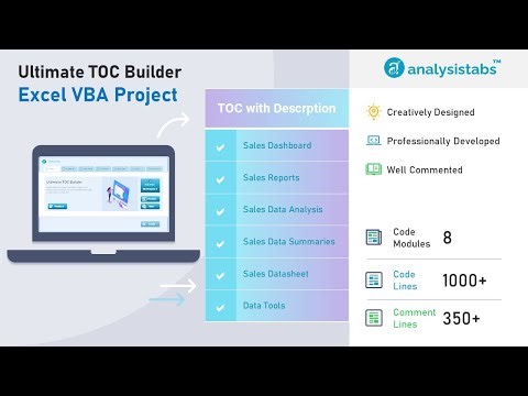 Ultimate TOC Builder - Realtime VBA Project