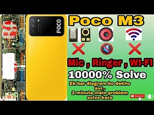 Poco M3 mic problem | poco M3 Ringer problem | poco M3 Sound problem | Wi-Fi not working