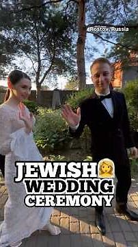 Jewish orthodox marriage ceremony in Russia - Mazel tov